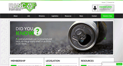 Desktop Screenshot of ncrecyclingassociation.org
